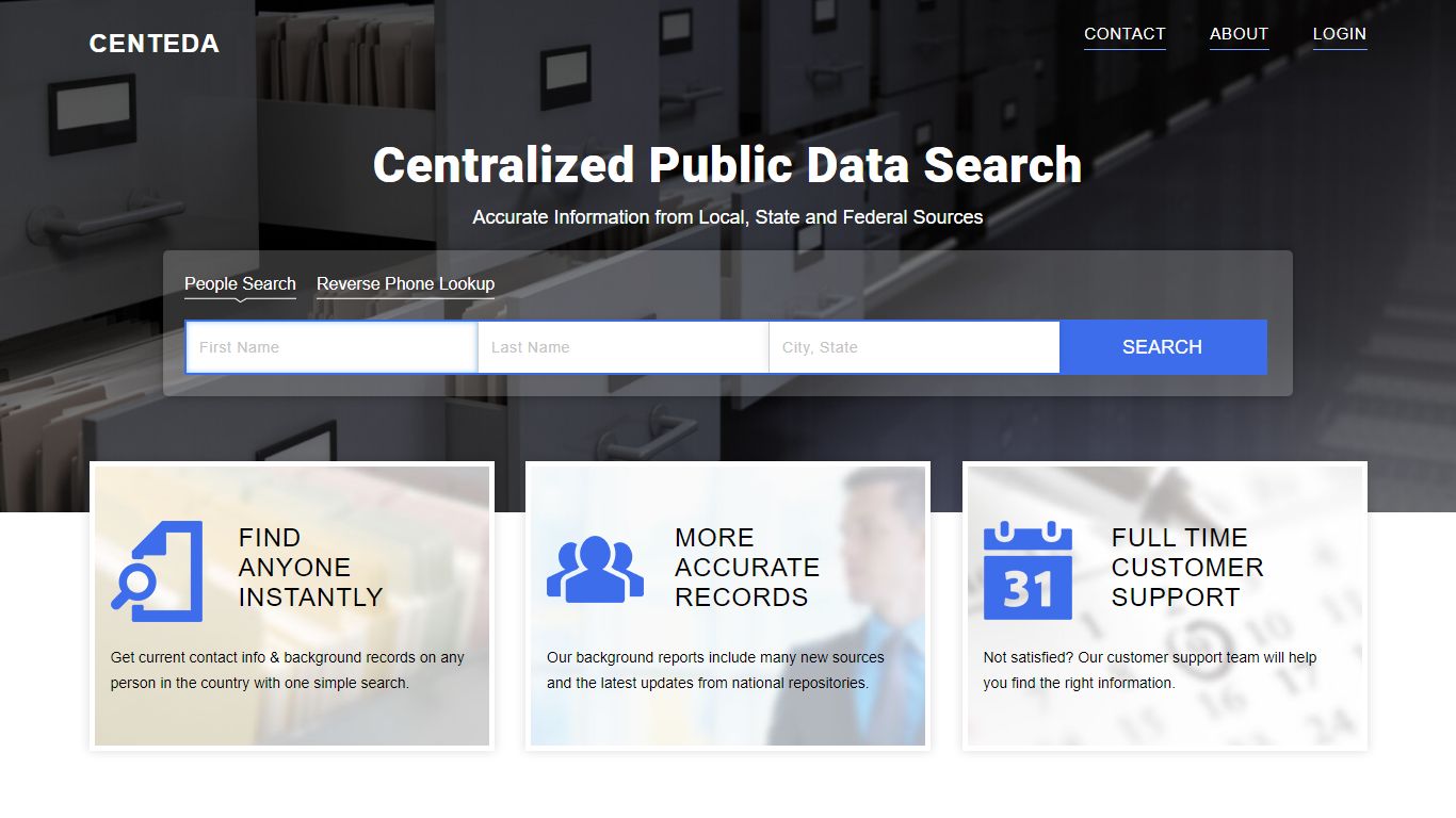 People Search Database | Centeda